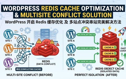 WordPress开启Redis缓存优化及多站点冲突串站完美解决方法 - 极客智库