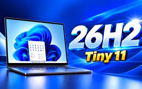 Windows 11 26H2 Tiny11精简版ISO镜像下载与安装制作教程（超流畅/低占用）